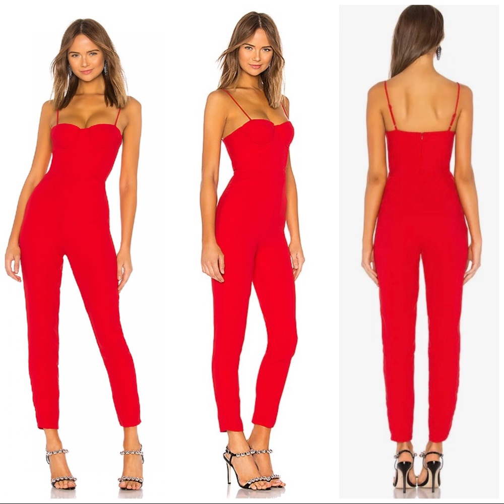 Lovers + Friends Red Jumpsuit